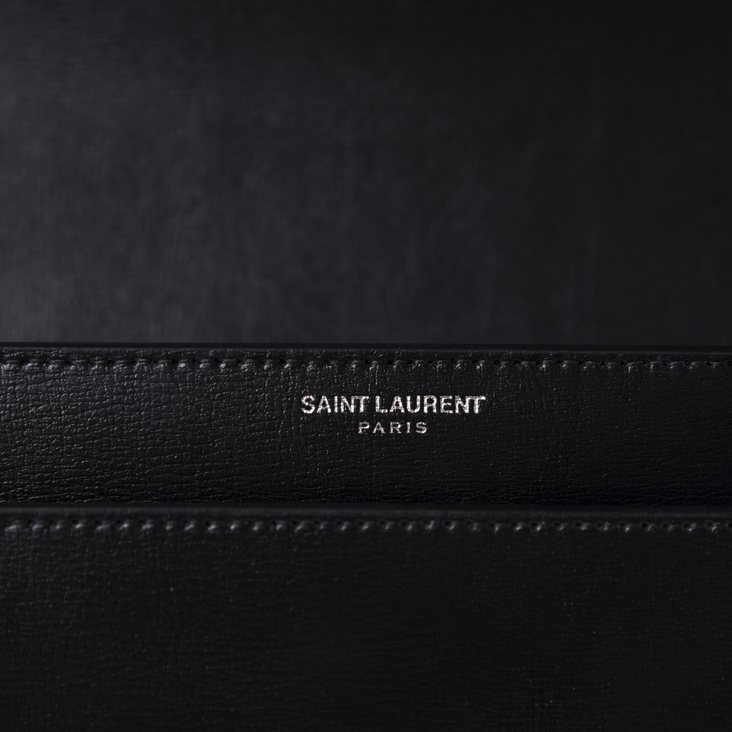 Saint Laurent Calfskin Medium Monogram Sunset Black 8 of 10