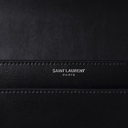 Saint Laurent Calfskin Medium Monogram Sunset Black 8 of 10