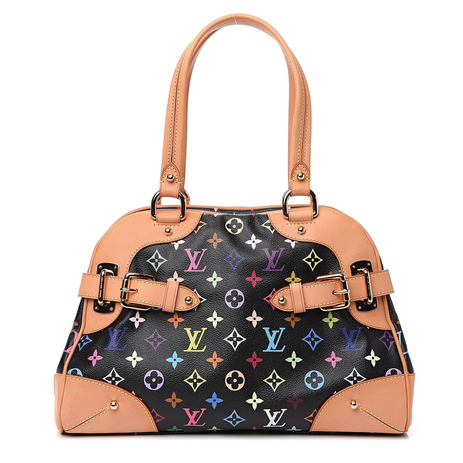 Louis Vuitton Monogram Multicolor Claudia Black 1 of 10