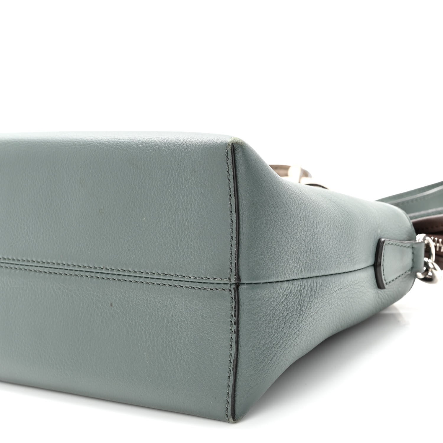 Fendi Vitello Dolce 4 Color Medium By The Way Boston Bag Malachite Multicolor 9 of 9