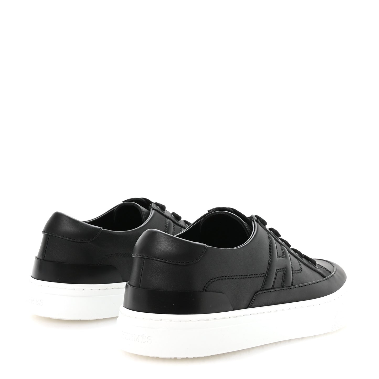 Calfskin Deep Sneakers 36 Black