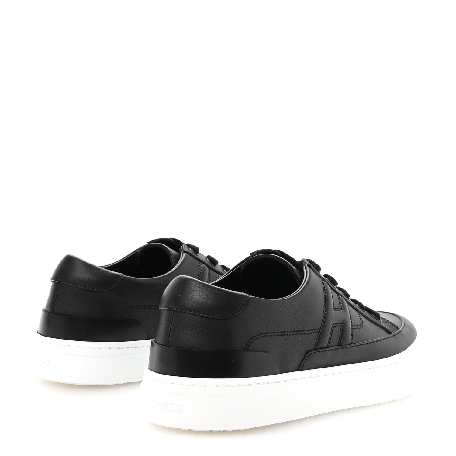 Hermes Calfskin Deep Sneakers 36 Black 5 of 8