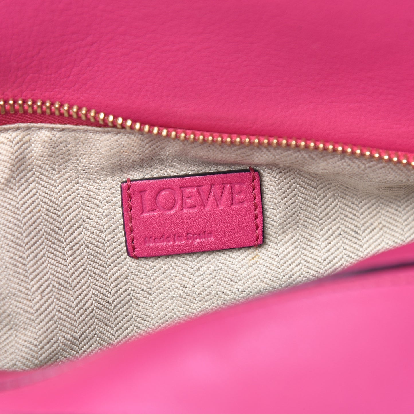 Calfskin Small Puzzle Bag Fuchsia