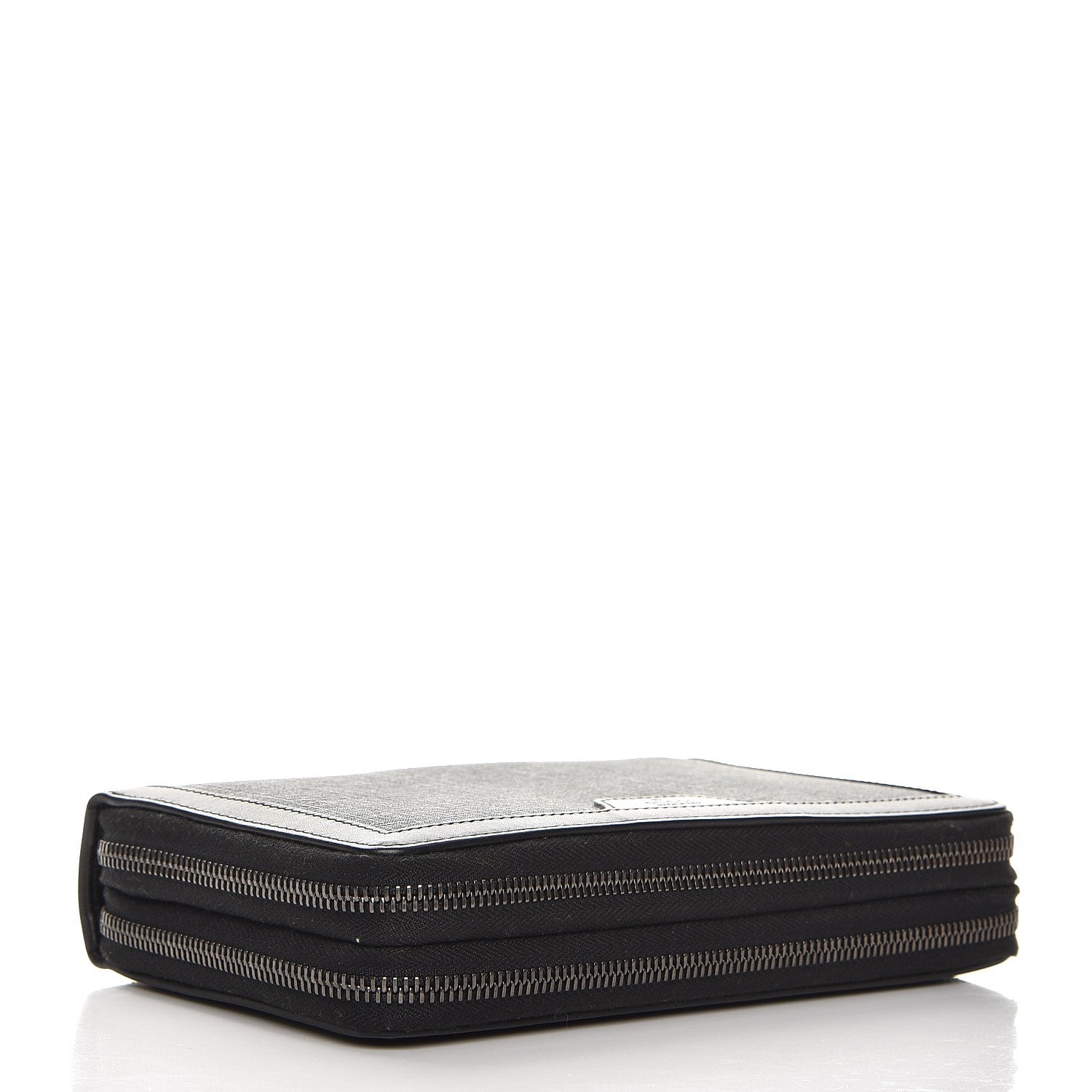 Gucci GG Supreme Monogram Travel Document Case Black Grey 4 of 8