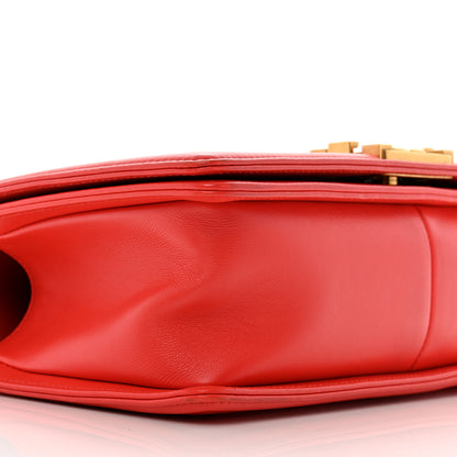 Chanel Lambskin Quilted Medium Boy Flap Red 9 of 13