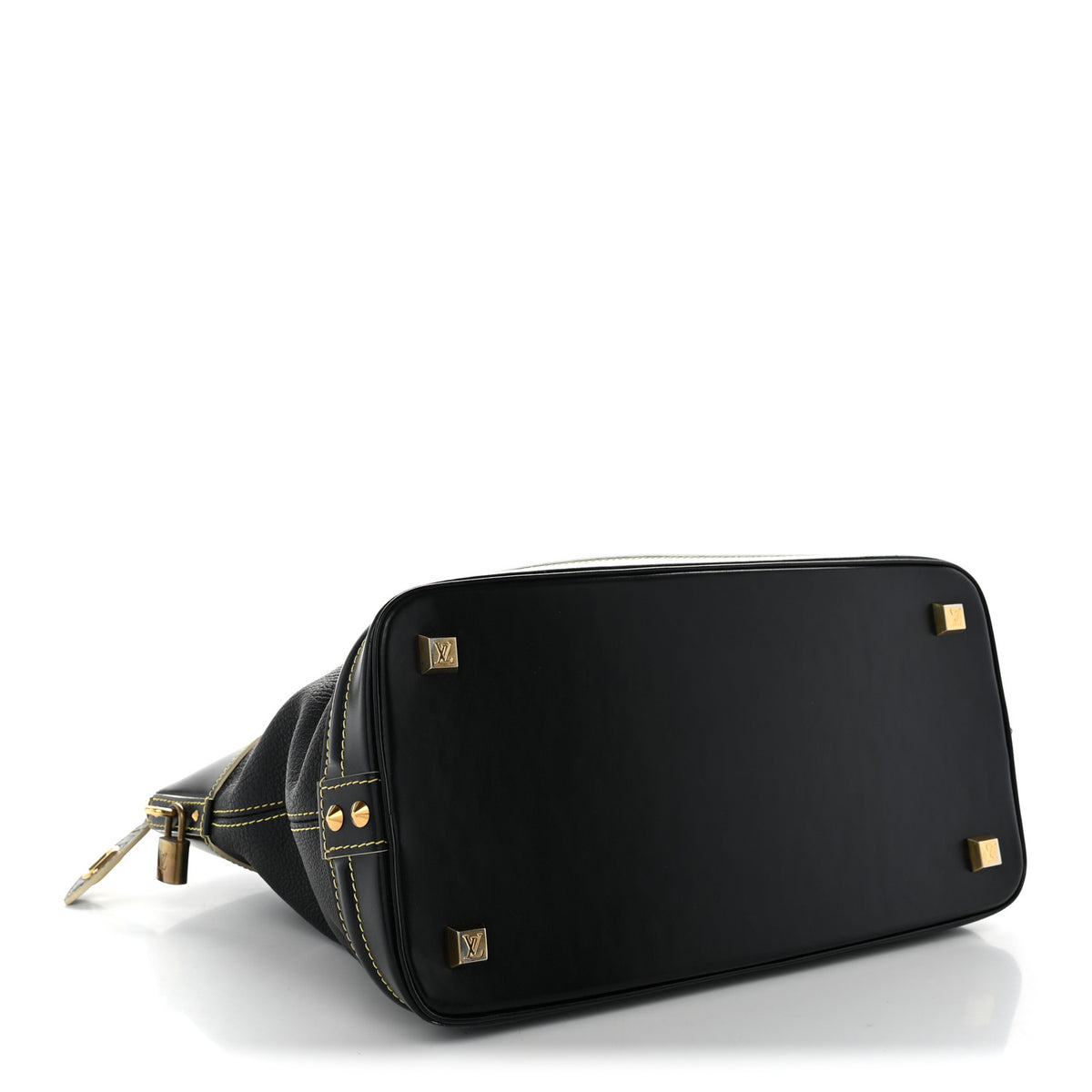 Louis Vuitton Suhali Lockit MM Black 4 of 14