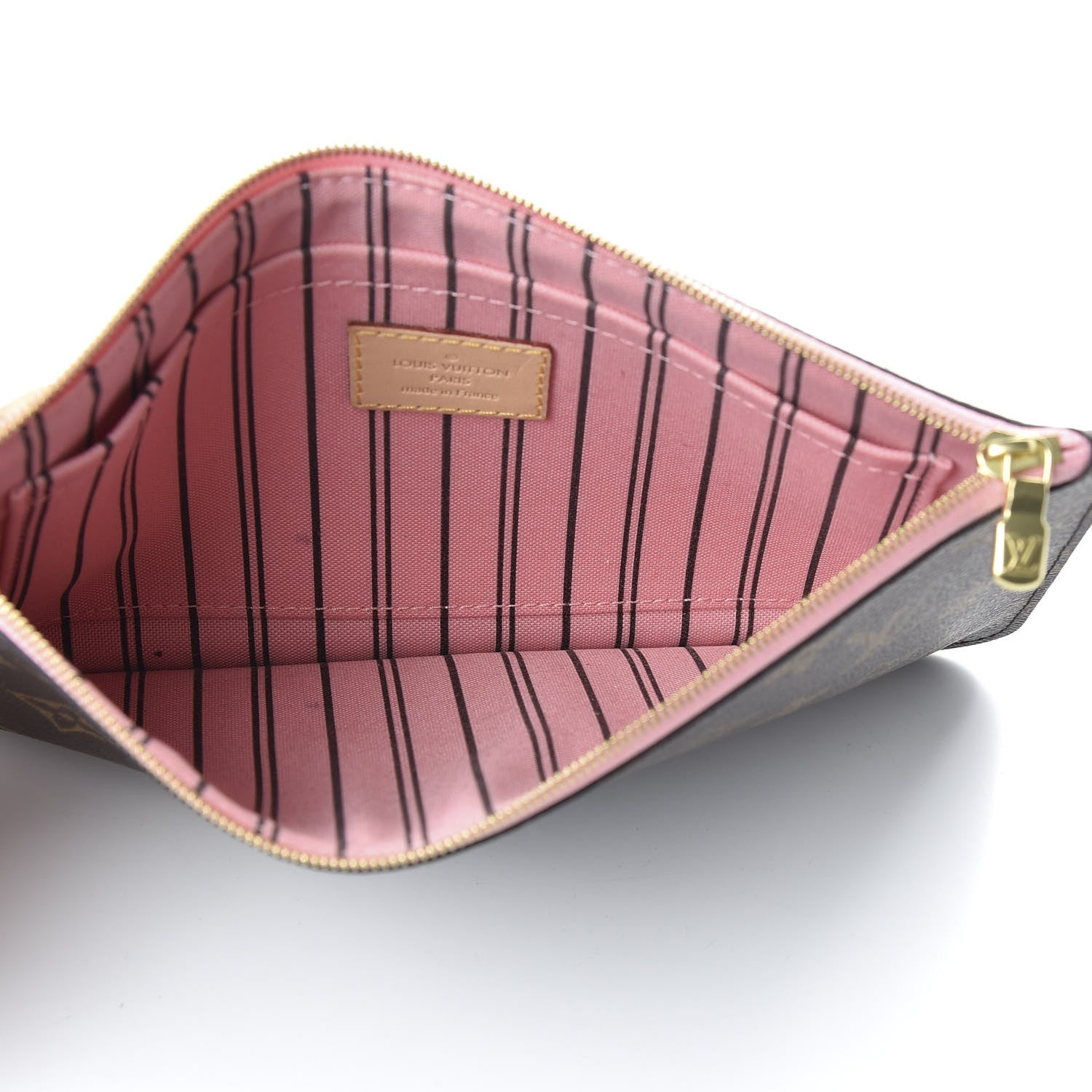 Louis Vuitton Monogram Neverfull MM GM Pochette Rose Ballerine 5 of 7