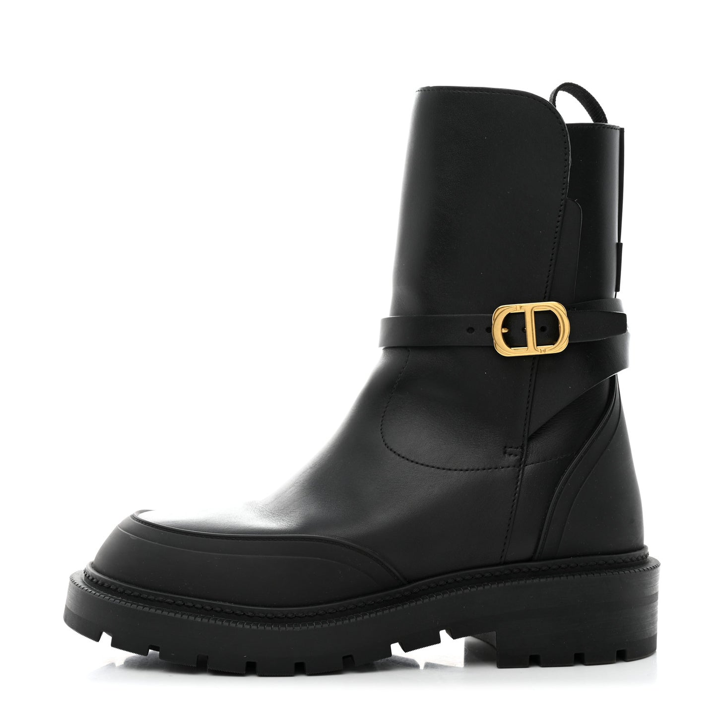 Calfskin Empreinte Ankle Boot 36.5 Black