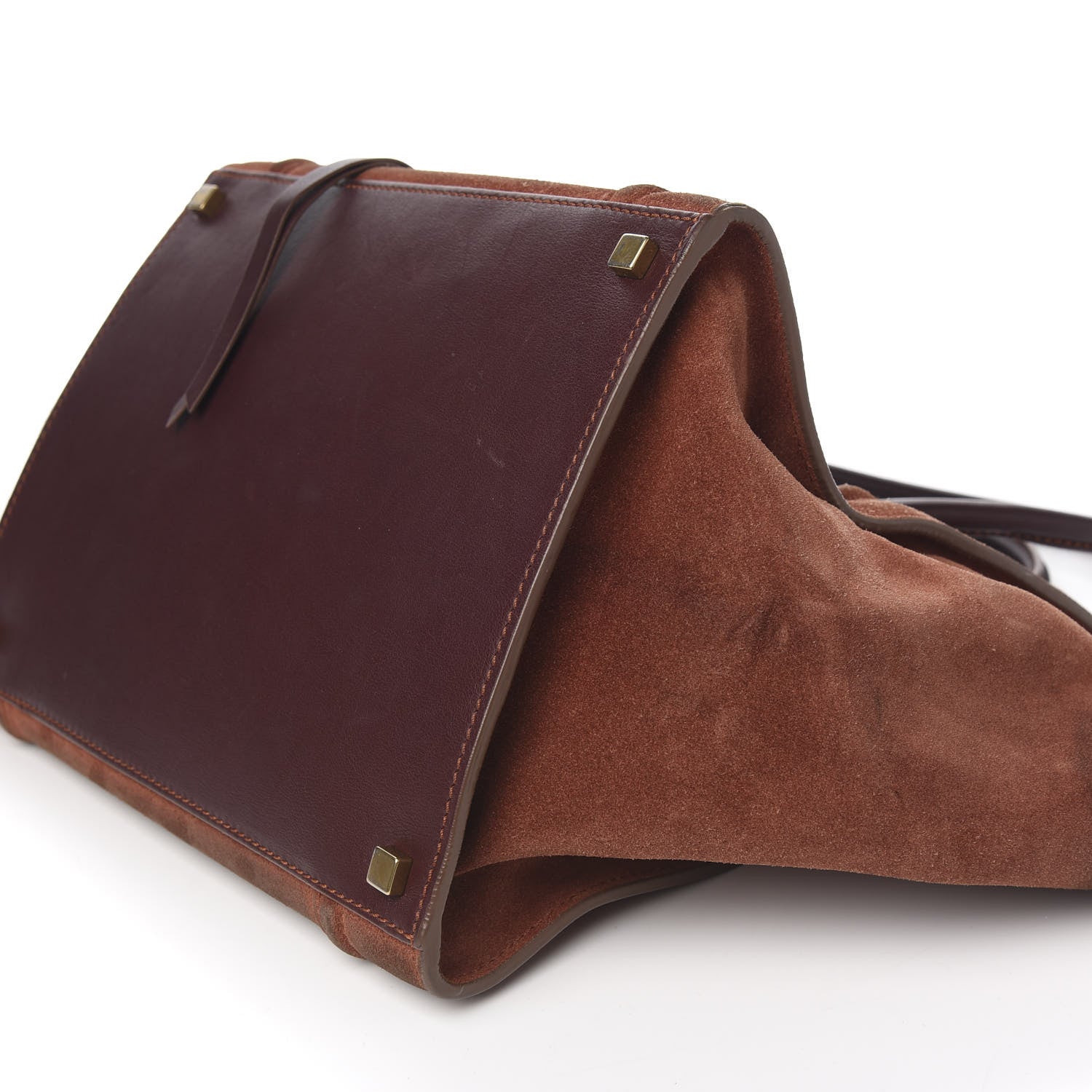 Celine Suede Medium Phantom Luggage Rust 11 of 11