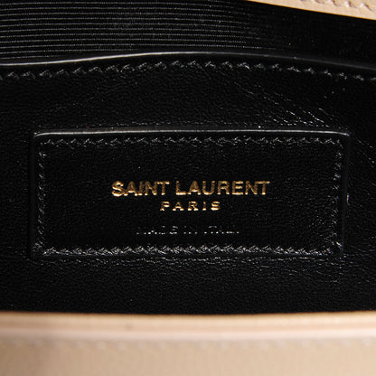 Saint Laurent Grain De Poudre Small Classic Monogram Satchel Powder 7 of 7