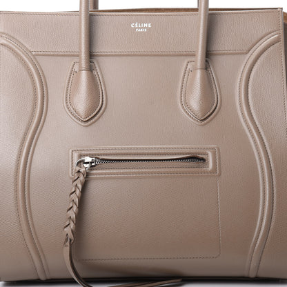 Celine Supple Calfskin Medium Phantom Luggage Taupe 9 of 12