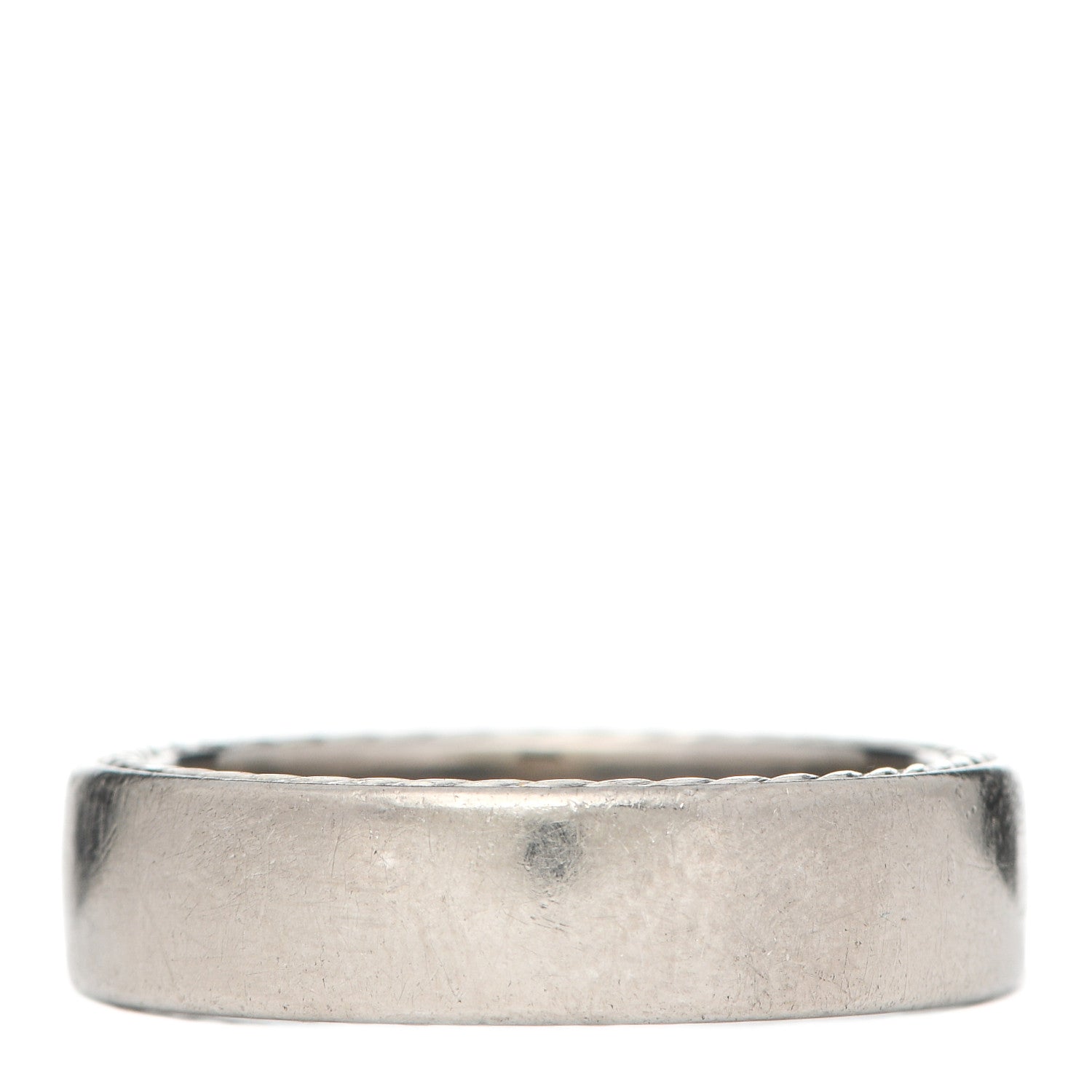 David Yurman Titanium Sterling Silver 6mm Streamline Band Ring 62 10 3 of 5