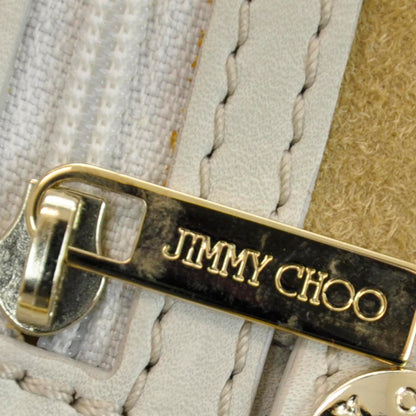 Jimmy Choo Cashmere Calfskin Large Parker Tote White 9 of 11