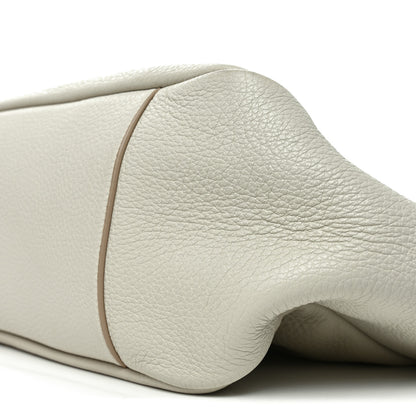 Saint Laurent Grained Deerskin Bea Tote Blanc Vintage 10 of 10