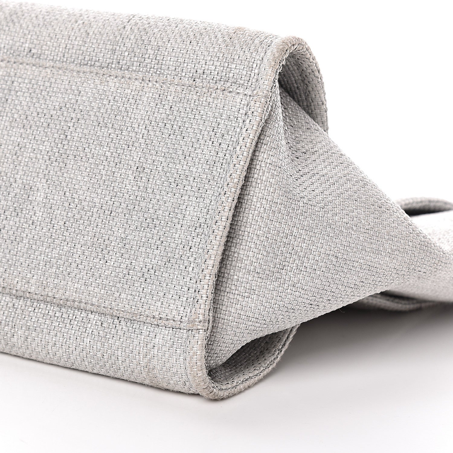 Chanel Canvas Deauville Large Tote Grey 10 of 10