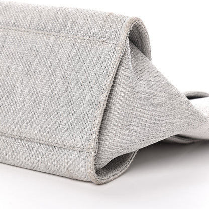 Chanel Canvas Deauville Large Tote Grey 10 of 10