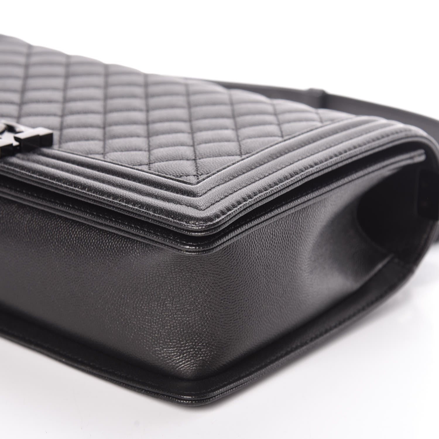 Chanel Caviar Quilted New Medium Boy Flap So Black 6 of 11