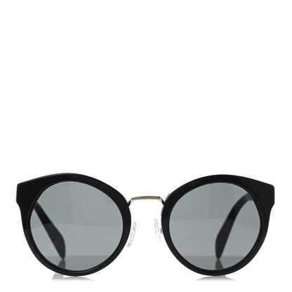Prada Round Sunglasses SPR 05T Black 3 of 4
