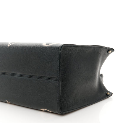 Louis Vuitton Empreinte Monogram Giant Onthego MM Black Beige 9 of 10
