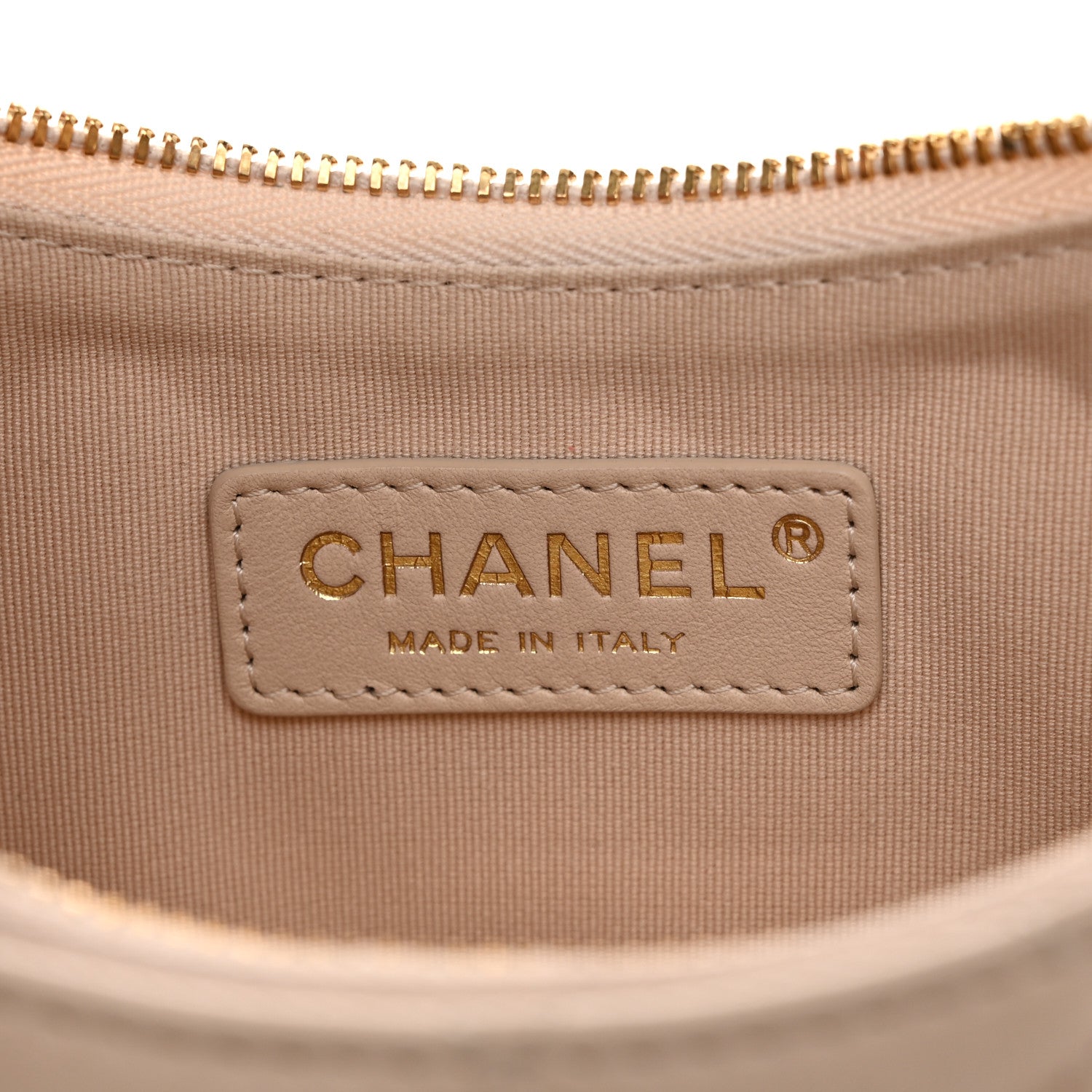 Chanel Lambskin Quilted Small Hobo Bag Light Beige 6 of 11