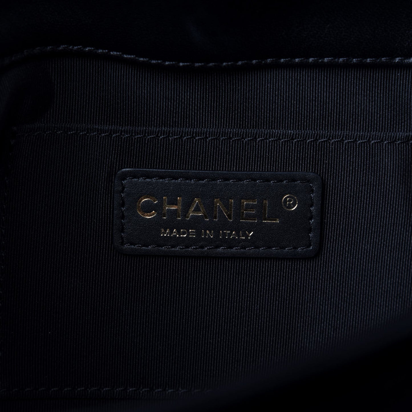 Lambskin Quilted Fold Up Again Clutch Black
