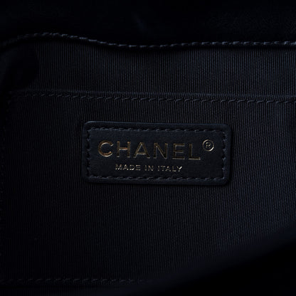 Chanel Lambskin Quilted Fold Up Again Clutch Black 8 of 11