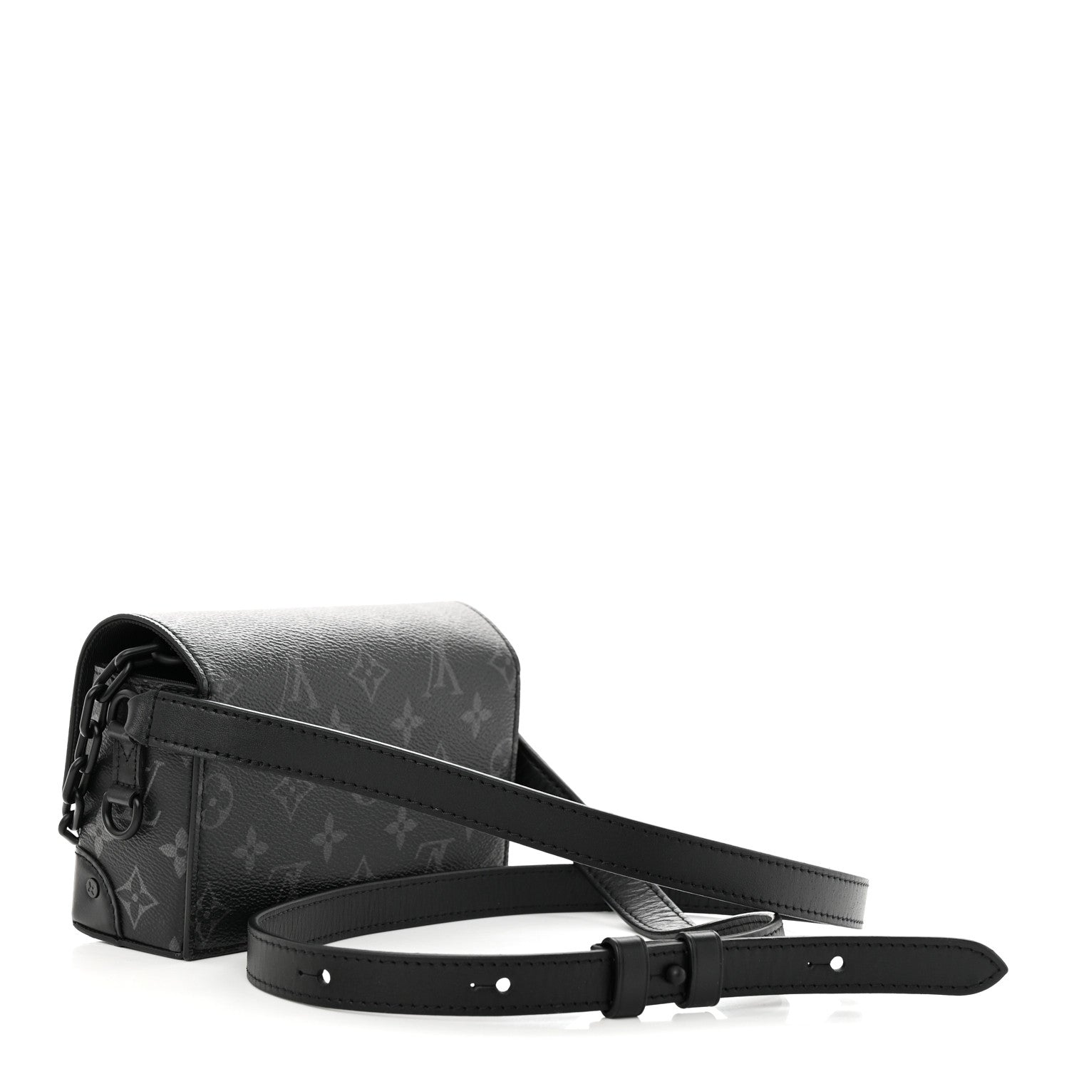 Louis Vuitton Monogram Eclipse Steamer Wearable Wallet 3 of 9