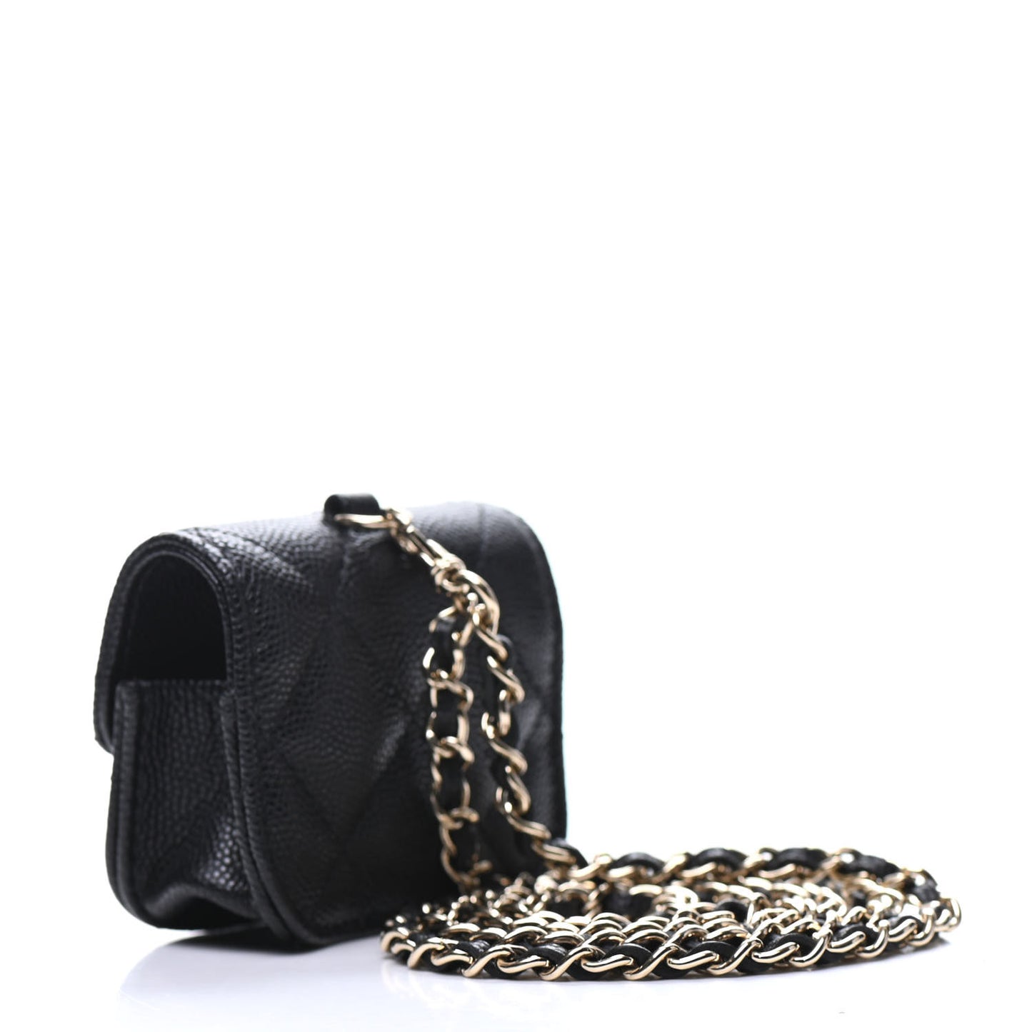 Caviar Quilted Airpods Pro Case Black