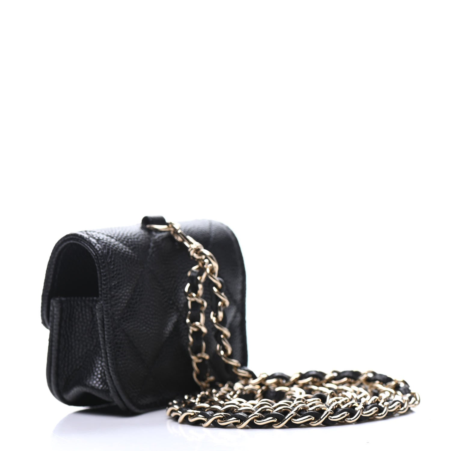 Chanel Caviar Quilted Airpods Pro Case Black 3 of 10