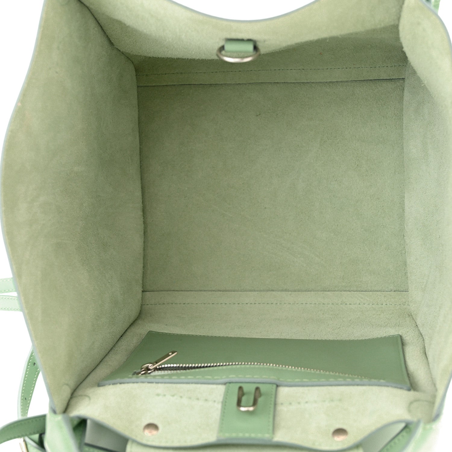 Celine Supple Grained Calfskin Long Strap Small Big Bag Almond 4 of 8