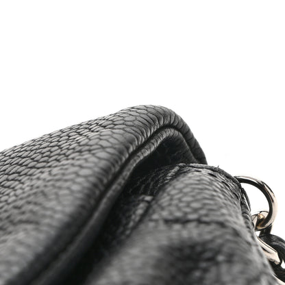 Chanel Caviar Half Moon Wallet On Chain WOC Black 13 of 14