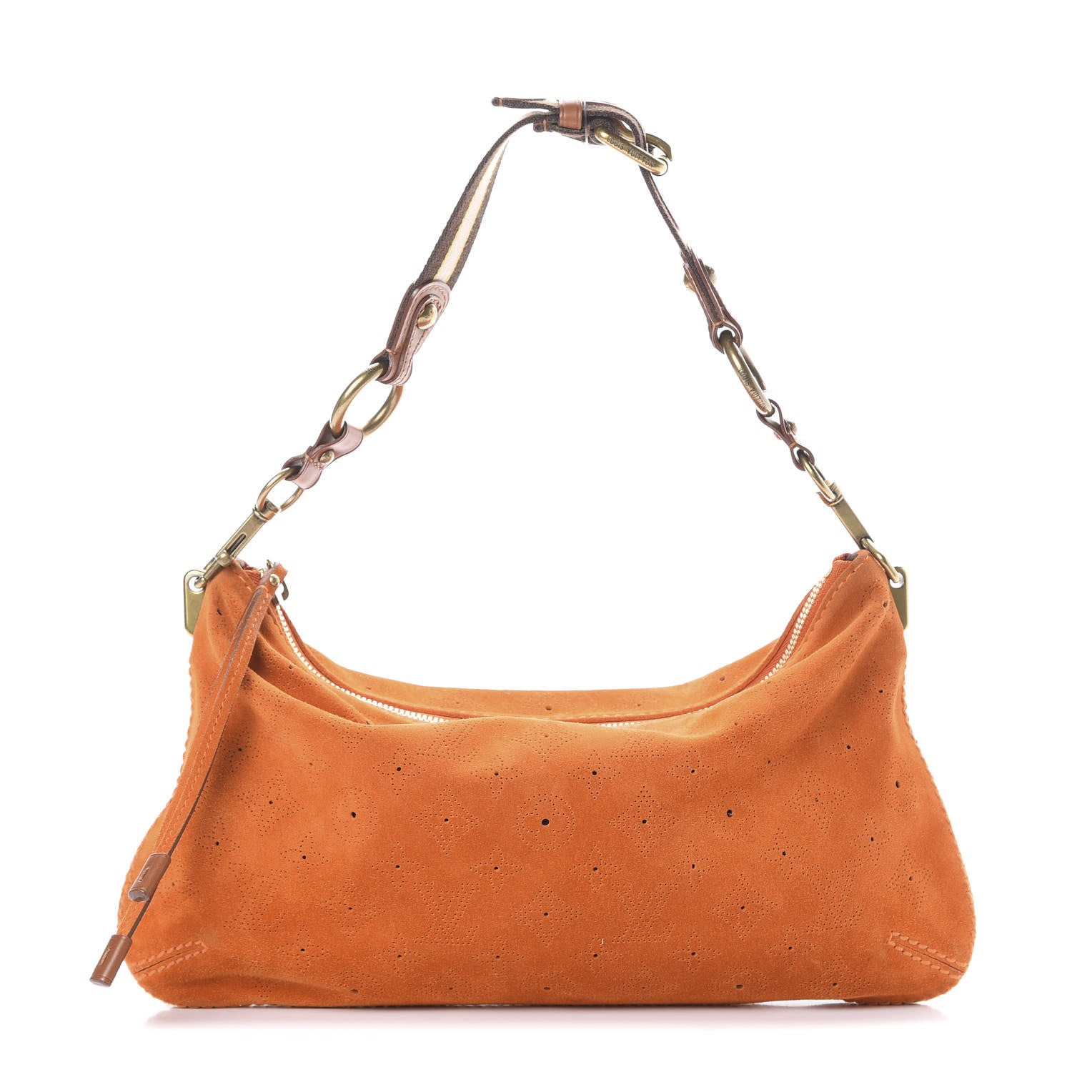 Louis Vuitton Suede Mahina Onatah MM Orange 1 of 10