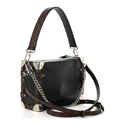 Louis Vuitton Calfskin Side Trunk Vibe MM Black 3 of 10