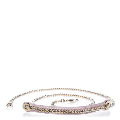 Christian Dior Pearly Lambskin Shoulder Strap Lotus 1 of 4