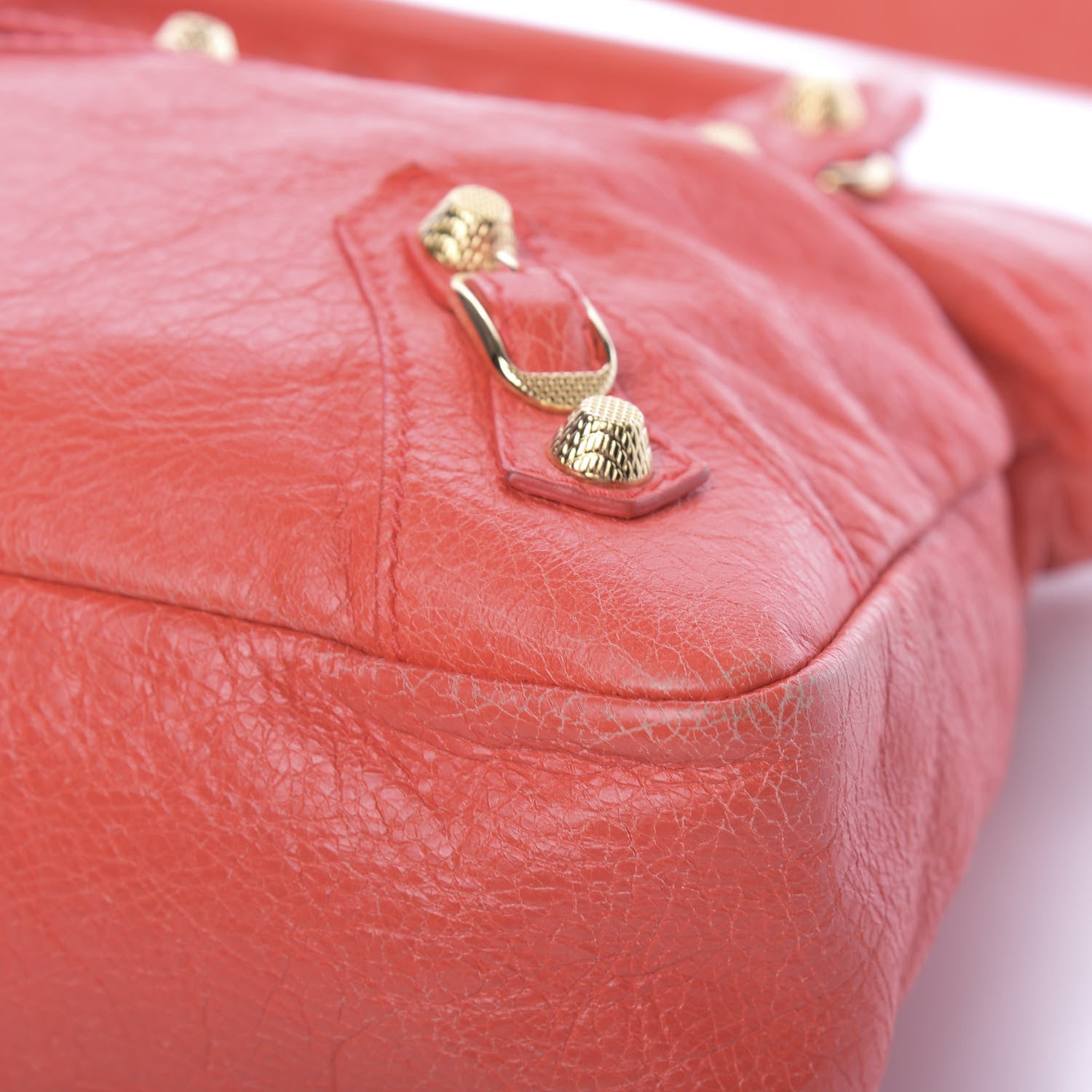 Balenciaga Agneau Giant 12 Gold Hardware Town Rose Corail 9 of 13