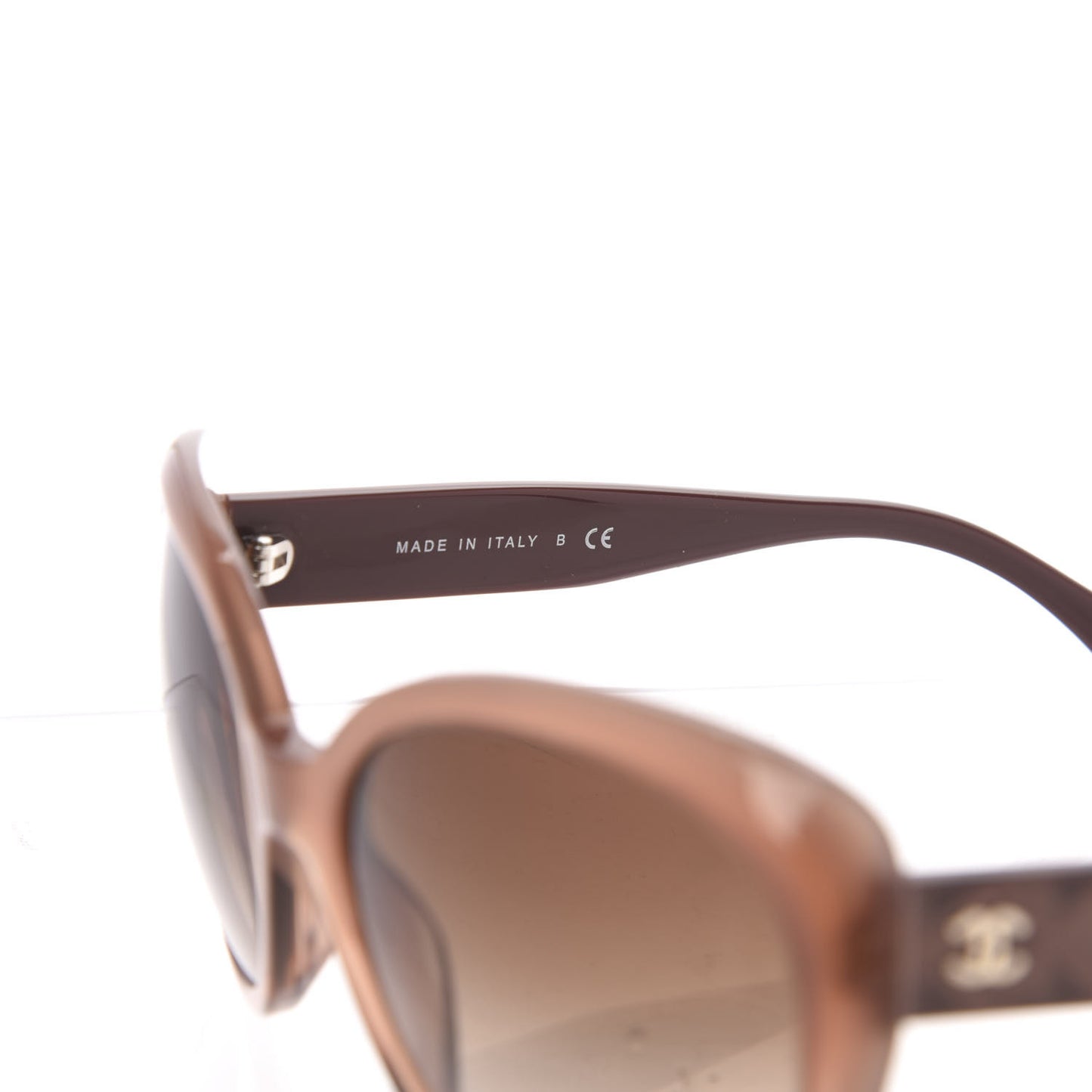 Acetate Quilted Sunglasses 5184 Tan