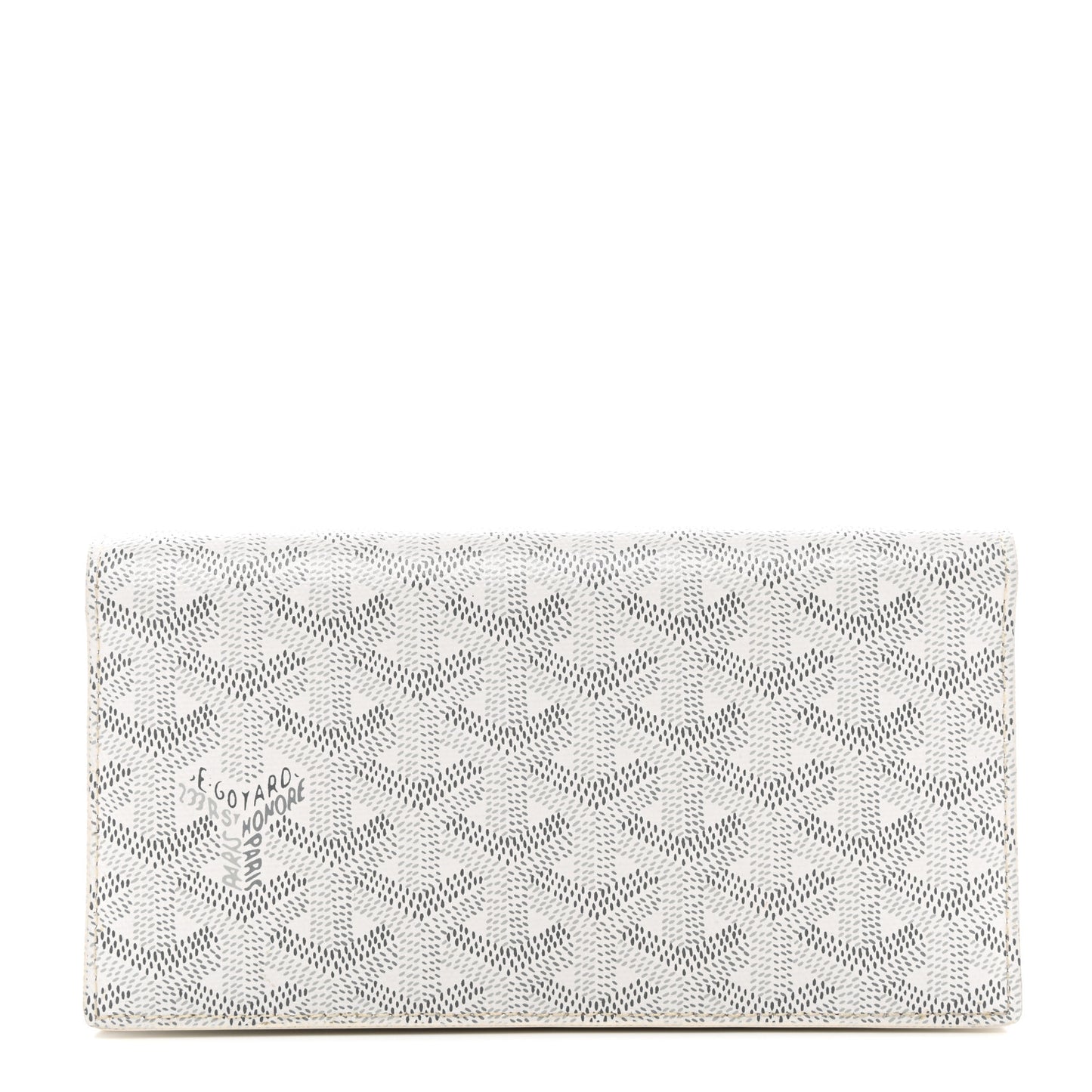 Goyardine Richelieu Wallet White