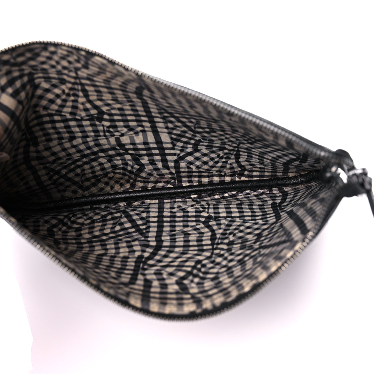 MCM Visetos Liz Shopper Tote Pouch Black 5 of 15