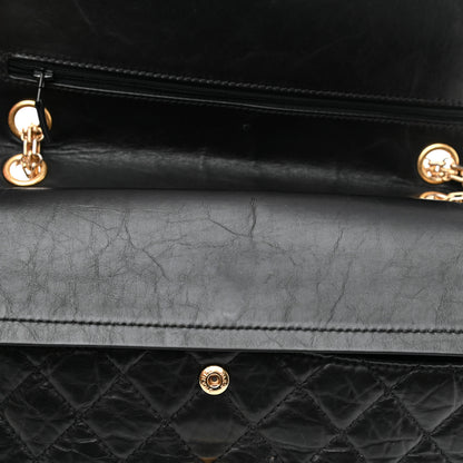 Chanel Aged Calfskin Quilted 2.55 Reissue 226 Flap Black 10 of 14