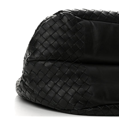 Bottega Veneta Nappa Intrecciato Medium Campana Shoulder Bag Black 10 of 14