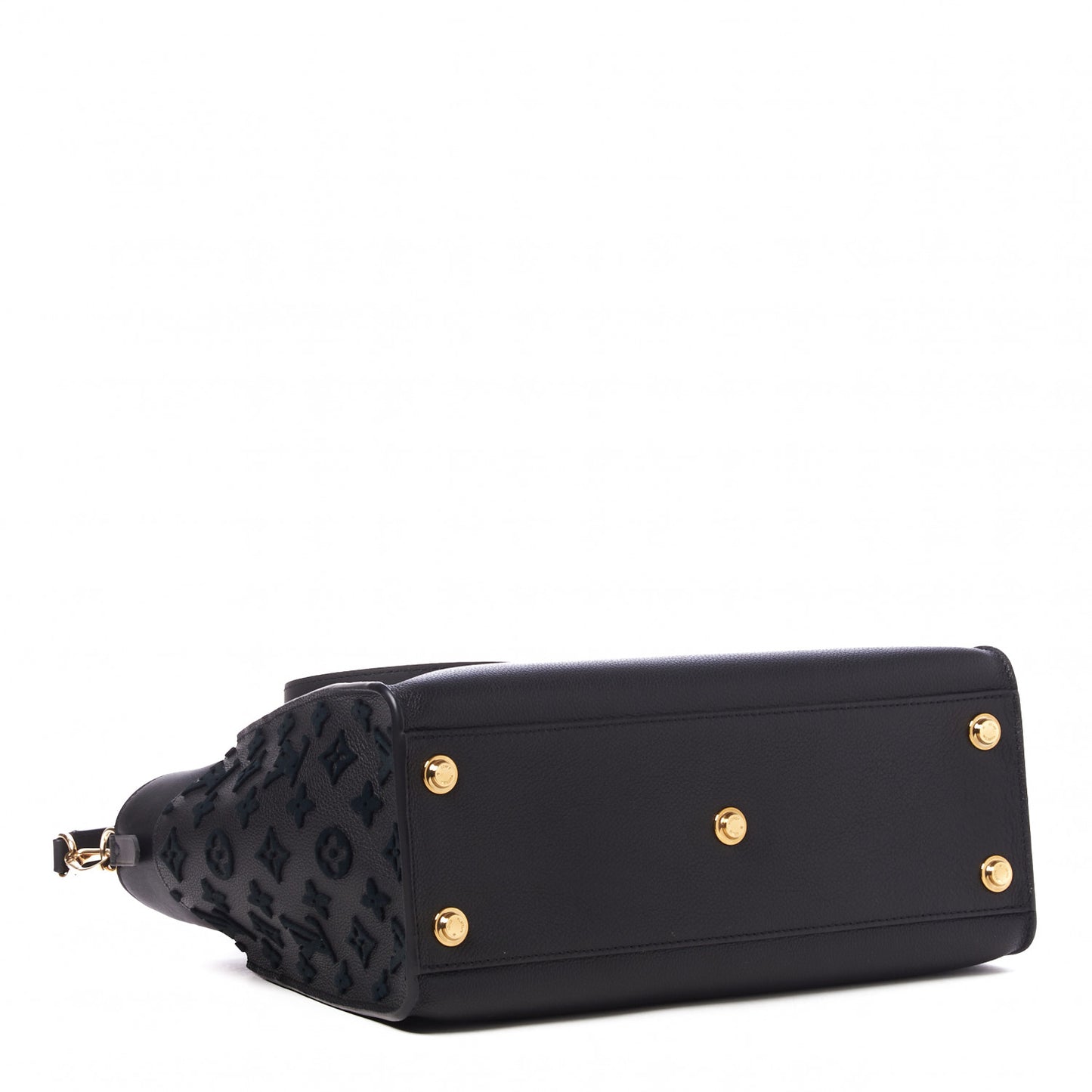 Calfskin Monogram Tufting On My Side Black