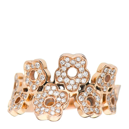 Pasquale Bruni 18K Rose Gold Diamond Miama Ring 55 7.25 1 of 5
