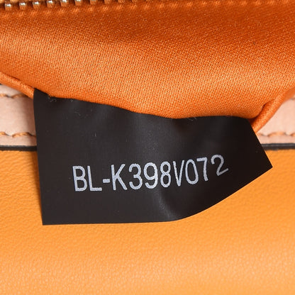 Valentino Garavani Vitello Native Couture 1975 Medium Glam Lock Rockstud Flap Mandarin Sorbet 8 of 8