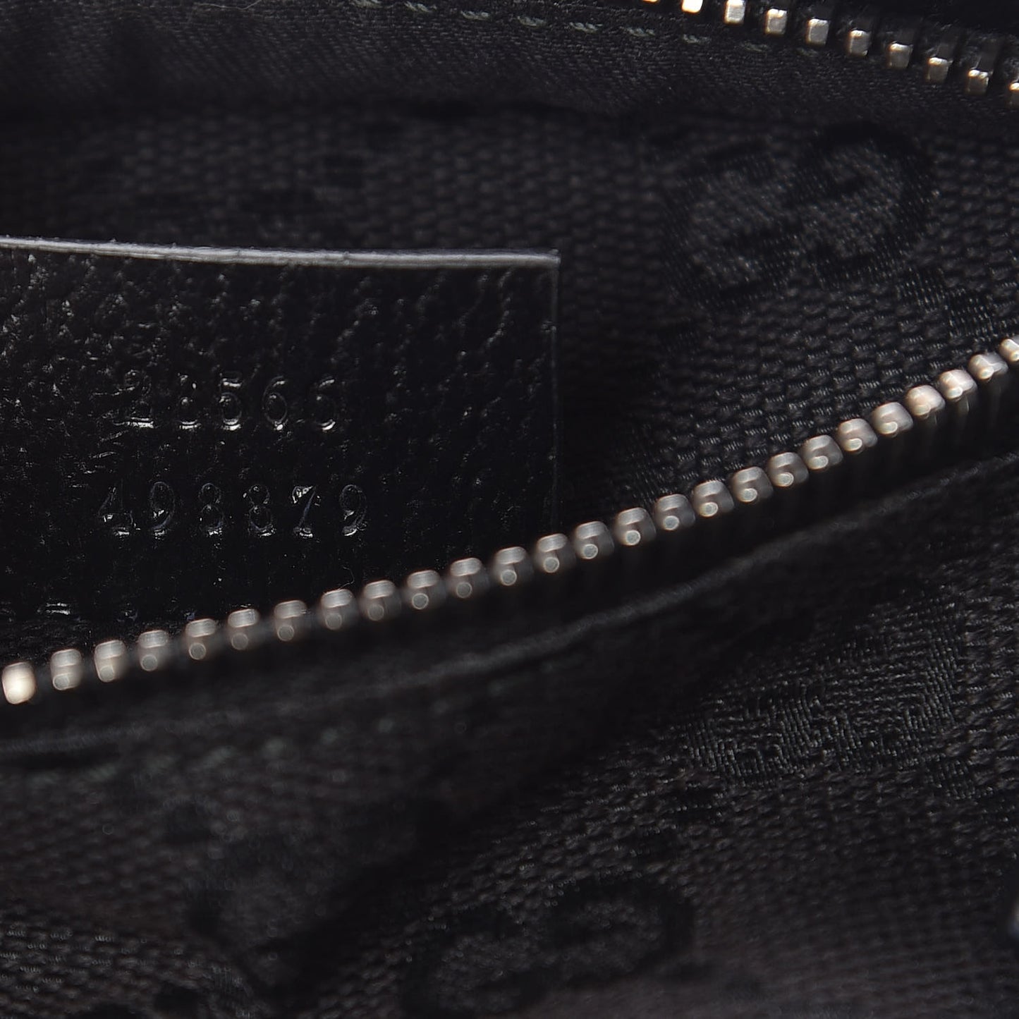 GG Monogram Double Pocket Belt Bag Black