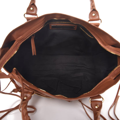 Balenciaga Agneau Classic Gold Hardware City Marron Terracotta 6 of 8