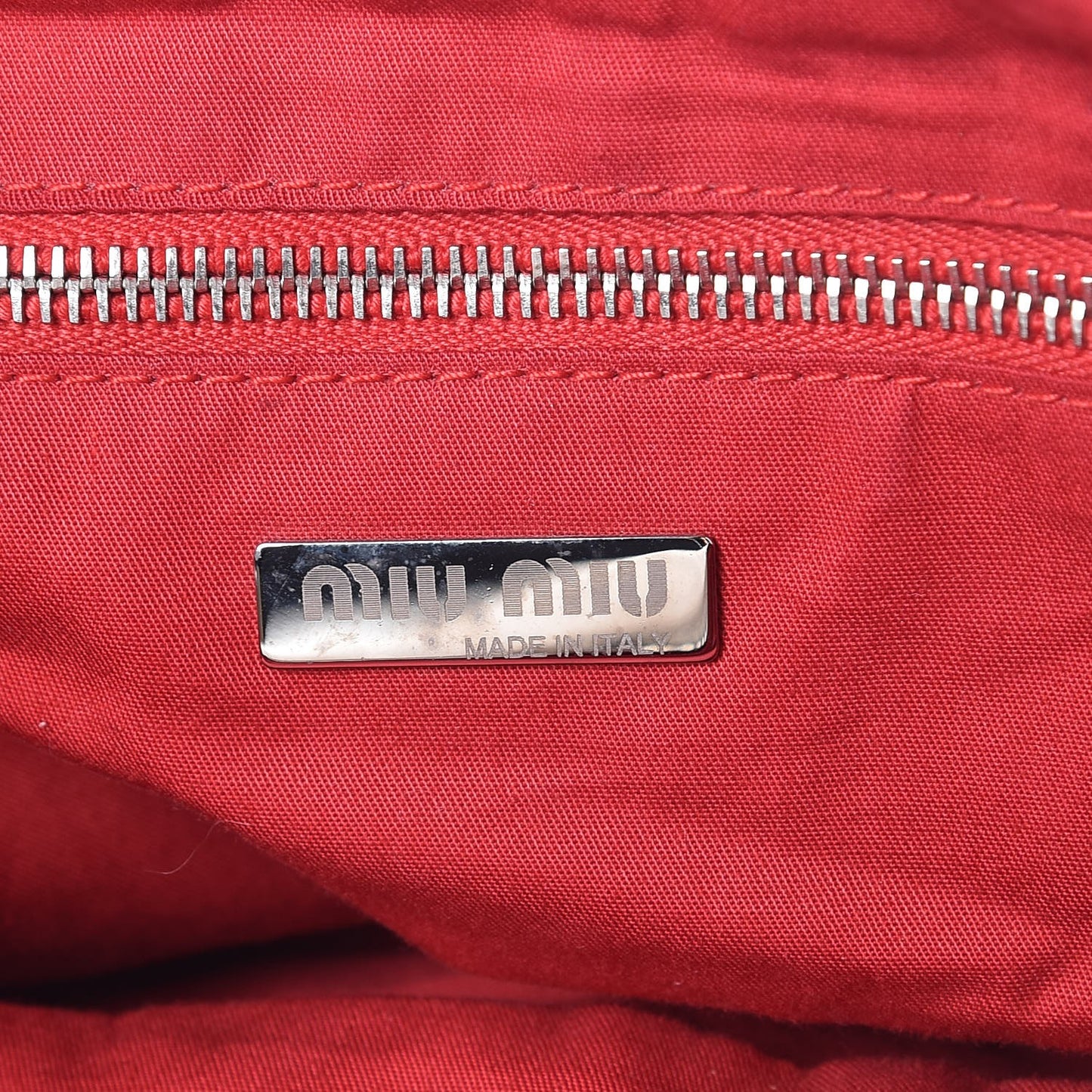 Canvas Calfskin Satchel Fuoco