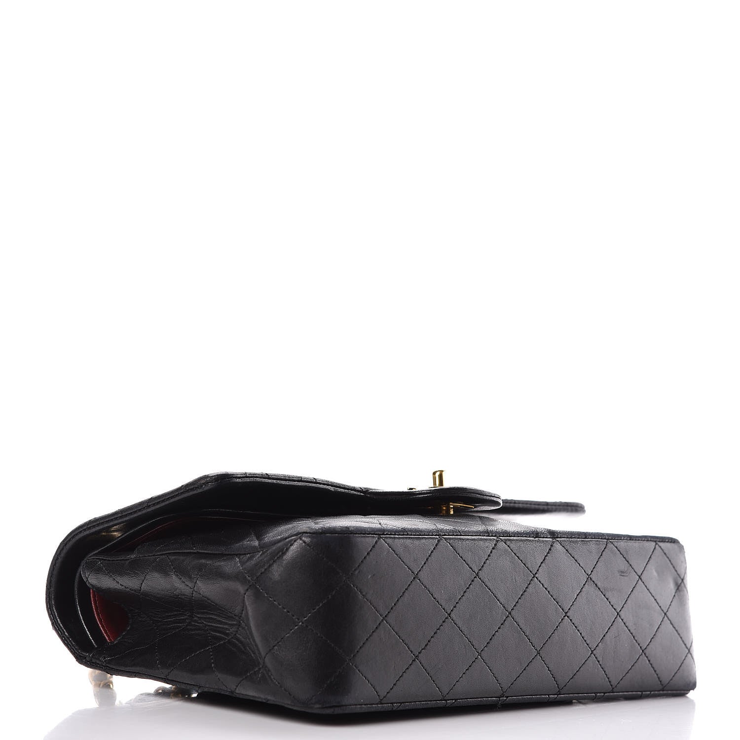 Chanel Lambskin Quilted Medium Double Flap Black 4 of 19