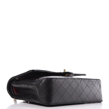 Chanel Lambskin Quilted Medium Double Flap Black 4 of 19