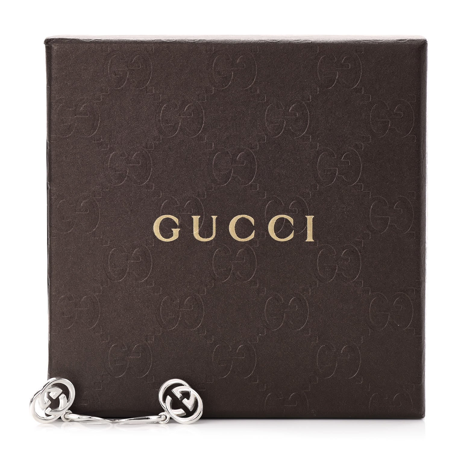 Gucci Sterling Silver Britt Drop Earrings 6 of 6
