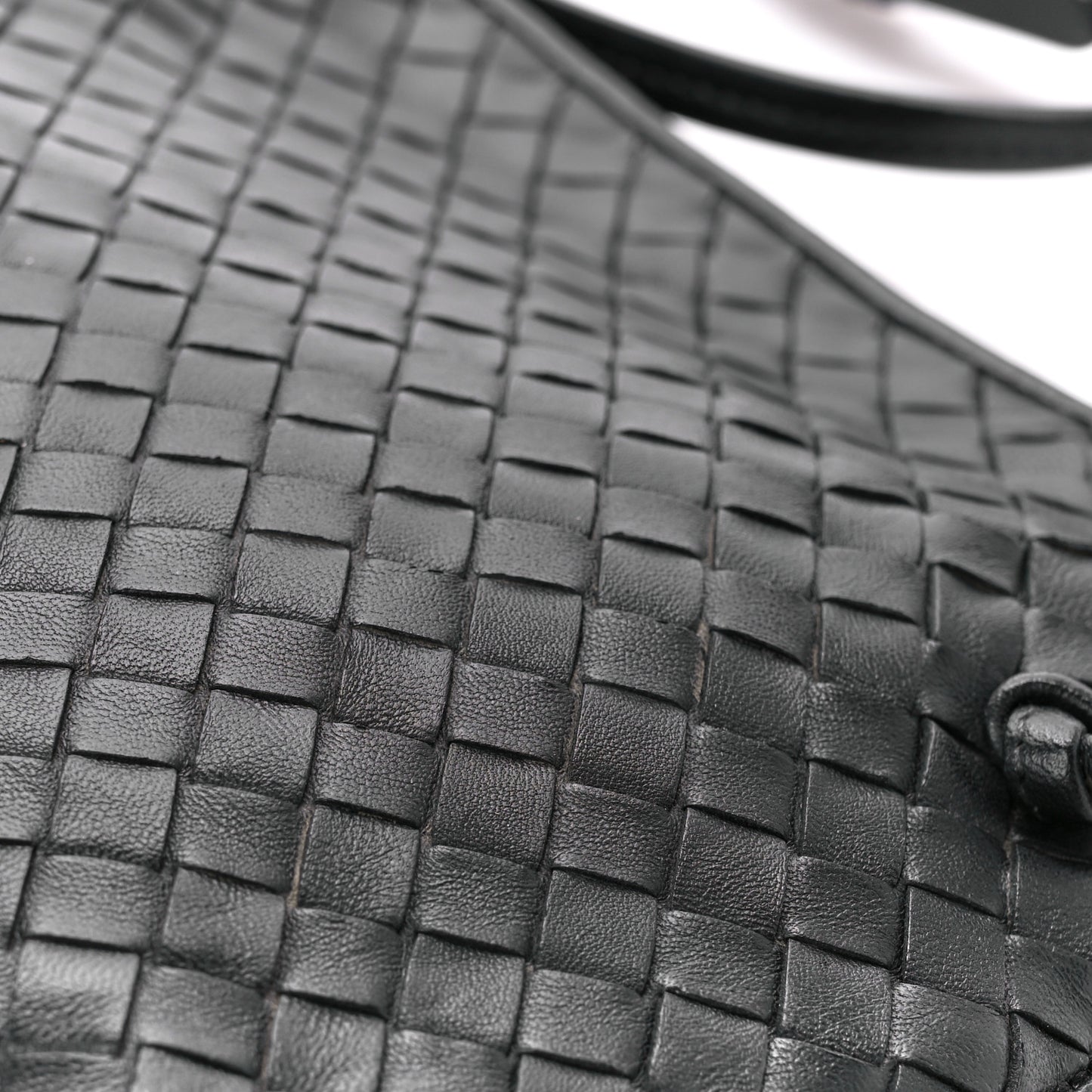 Nappa Intrecciato Nodini Bag Black